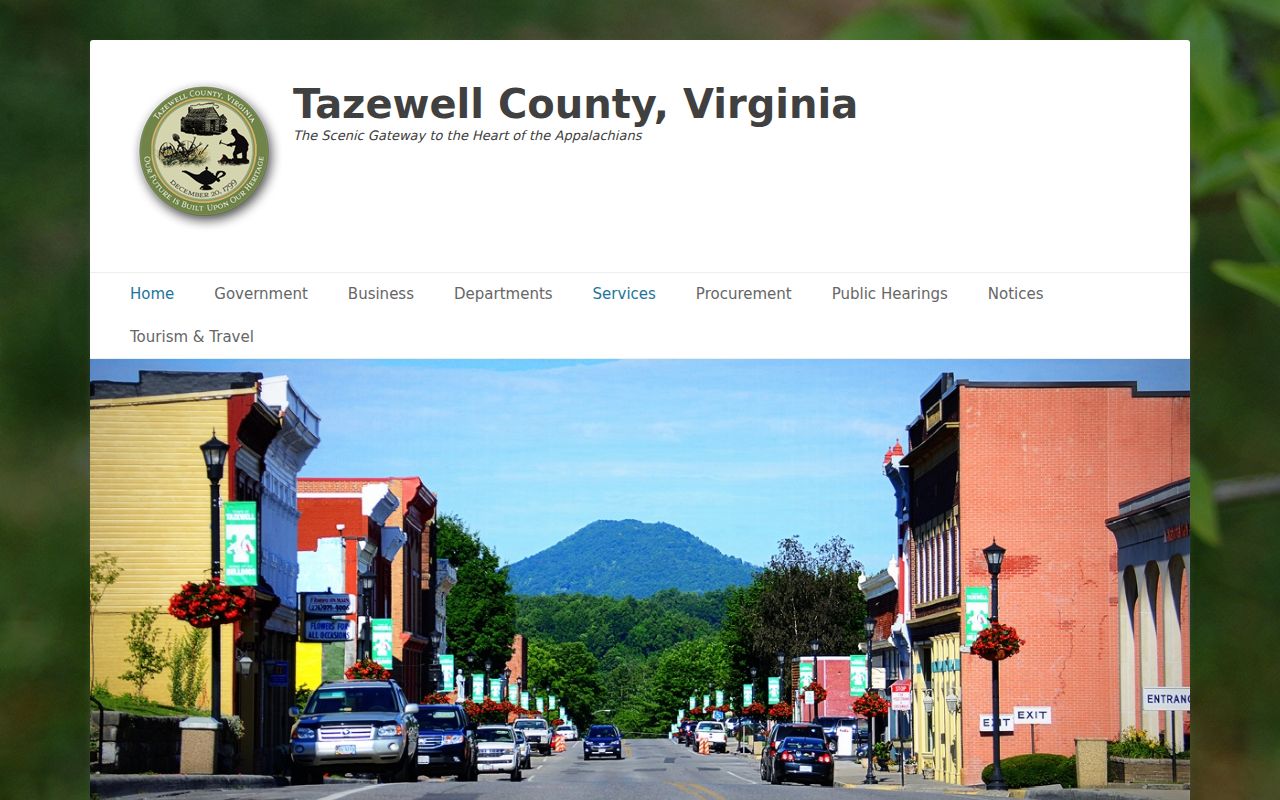 Tazewell County criminal history county government record gateway