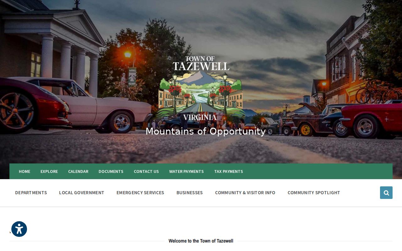 Tazewell town criminal record portal in Tazewell County