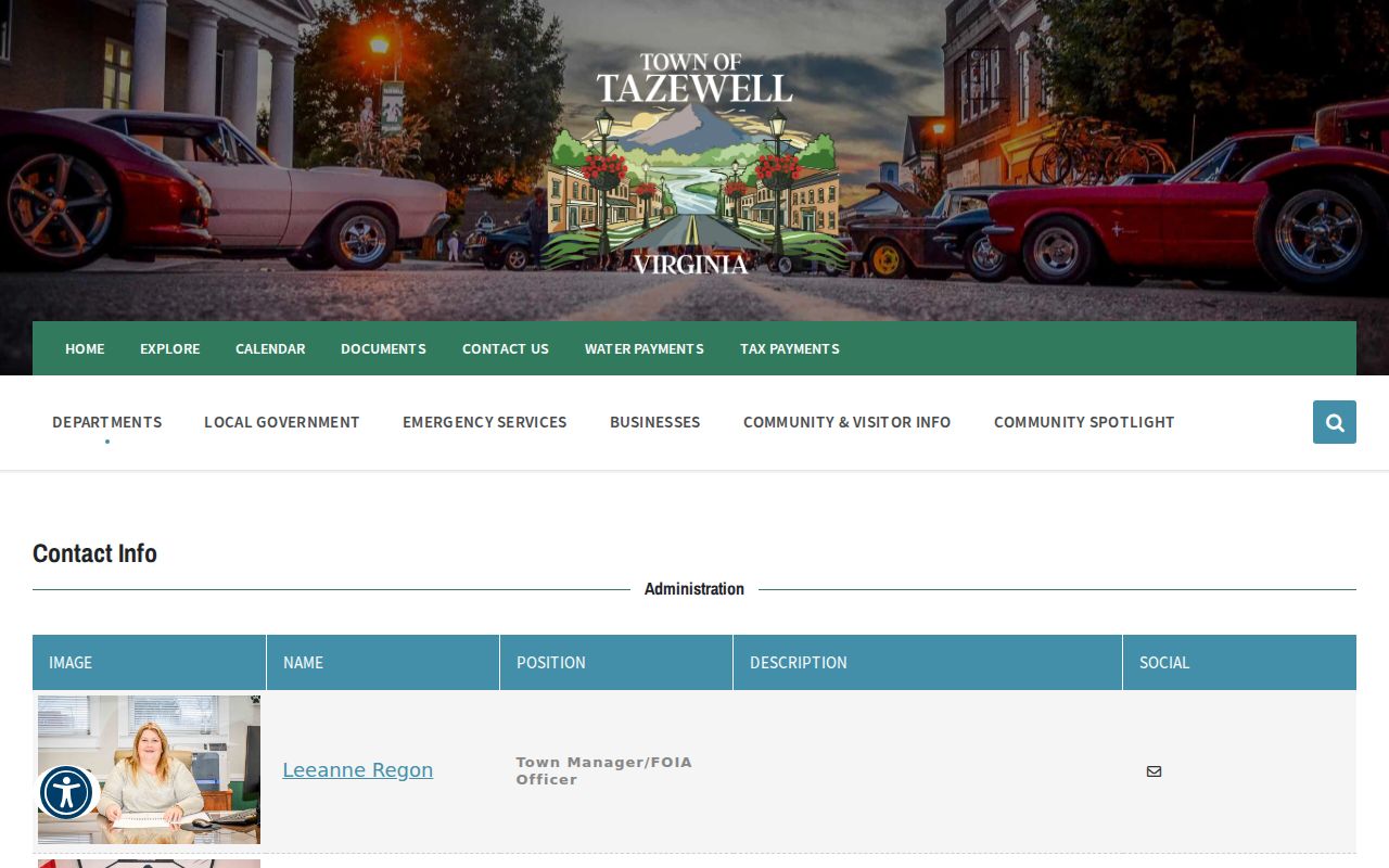 Tazewell criminal record FOIA contact in Tazewell County
